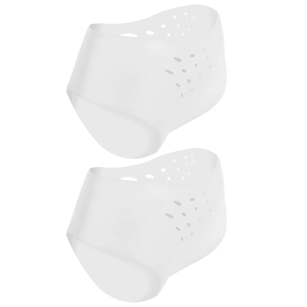 

2 Pcs Heightening Insoles Silicone Heel Socks Increased Booster Invisible Pads for Men Women Shoe Lifts Foot Care Tools