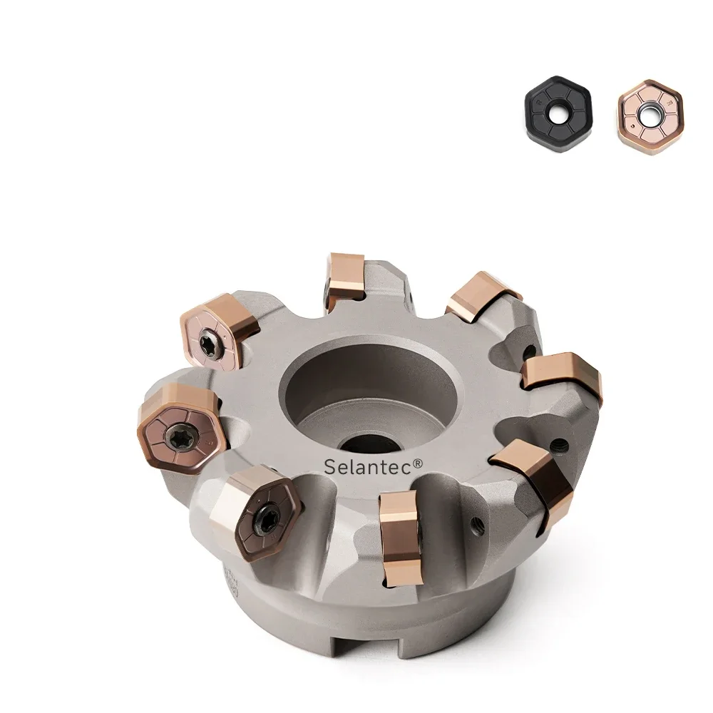 NC45HX0906 Internal Cold Milling Cutter Disc 45 Degree Fast Feed Milling Cutter Disc Installation HNGX0906 Double-sided 12 Angle