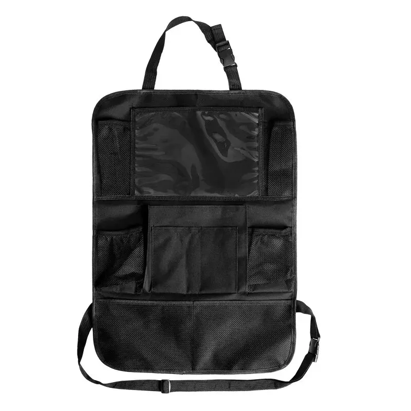 Car Seat Organizer Multifunctional Oxford Fabric Car Back Multi Pocket Storage Bag with Tablet Holder Protector for Kids image 6