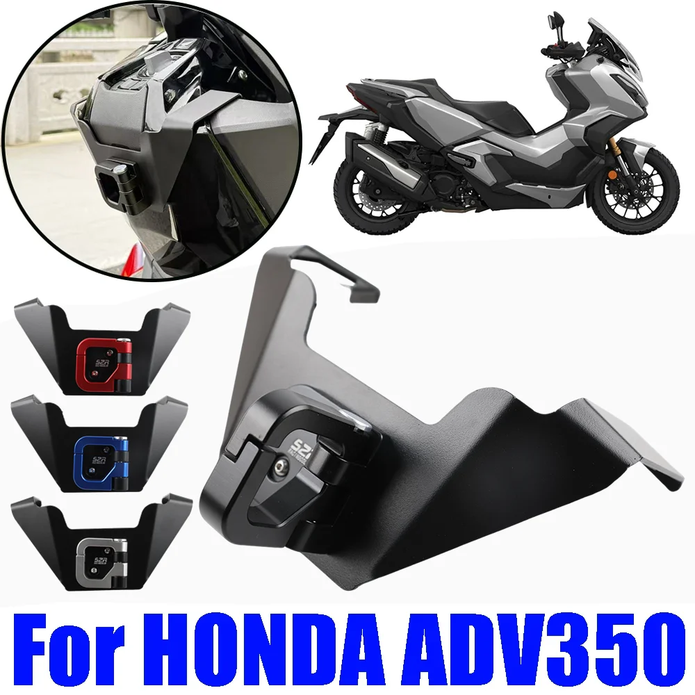 สำหรับรถมอเตอร์ไซค์ฮอนด้า ADV350 ADV 350 ปี 2022-2024 2025 2026 อุปกรณ์เสริม ตะขอแขวนหมวกแบบพับได้ ที่แขวนกระเป๋าเก็บสัมภาระ