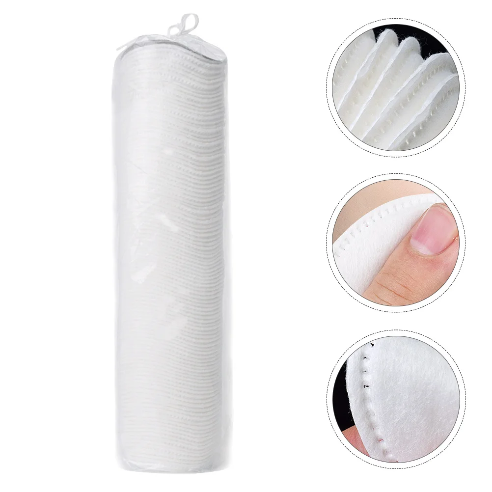 1セット1セット純粋なメイク落としパッド巾着袋再利用可能なフェイスメイク落としパッドクリーニングパフ女性用フェイシャルワイプツール