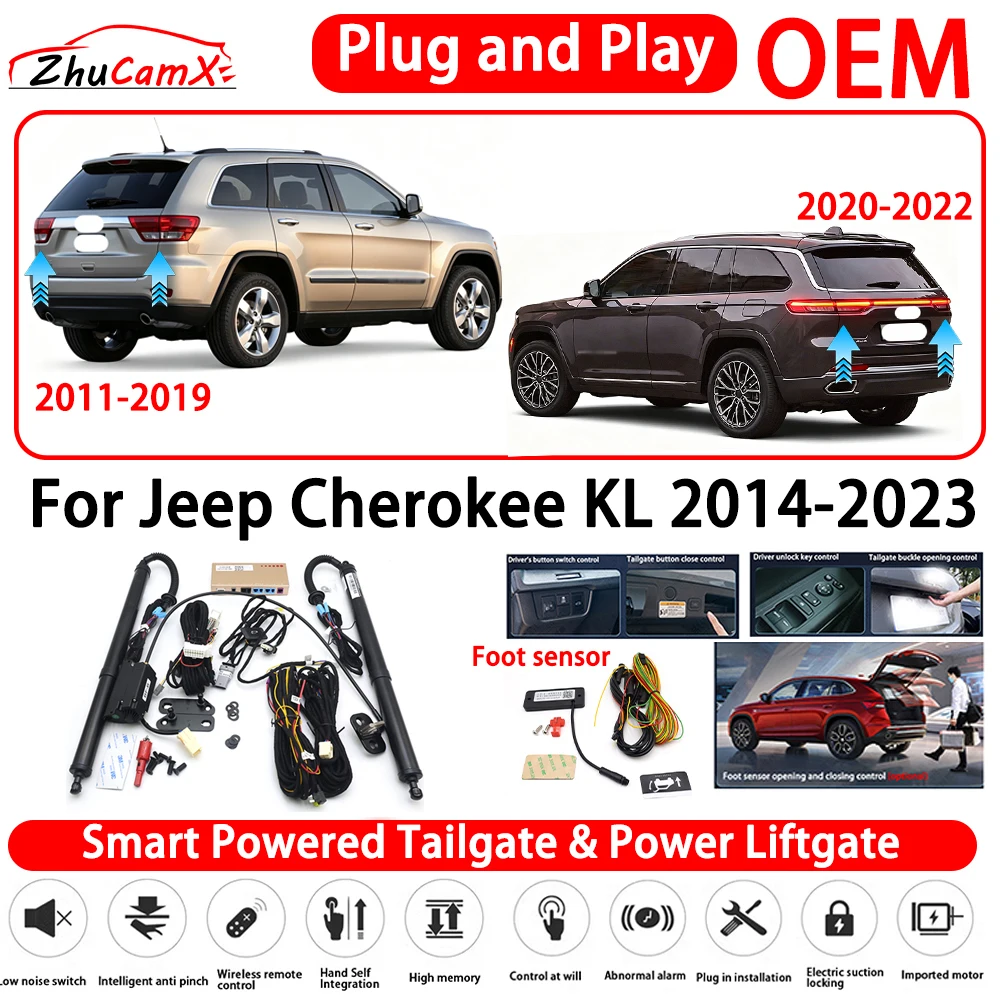 for Jeep Grand Cherokee WK WK2 2011-2022 OEM Smart Powered Tailgate Power Liftgate Automatic Rear Trunk Tailgate Actuator System