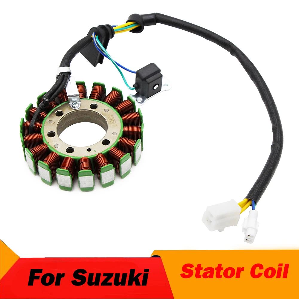 Motorcycle Generator Magneto Stator Coil For Suzuki 32101-19B00 32101-19B10 QuadRunner LT-4WD LT-F4WD  LT-F4WDX KingQuad