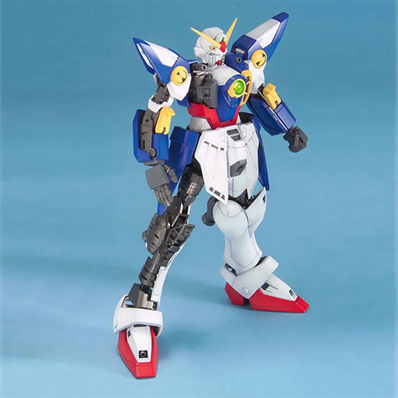 Original genuíno bandai anime mg 1/100 asa gundam XXXG-01W tv montagem modelo brinquedos figura de ação presentes ornamentos colecionáveis criança