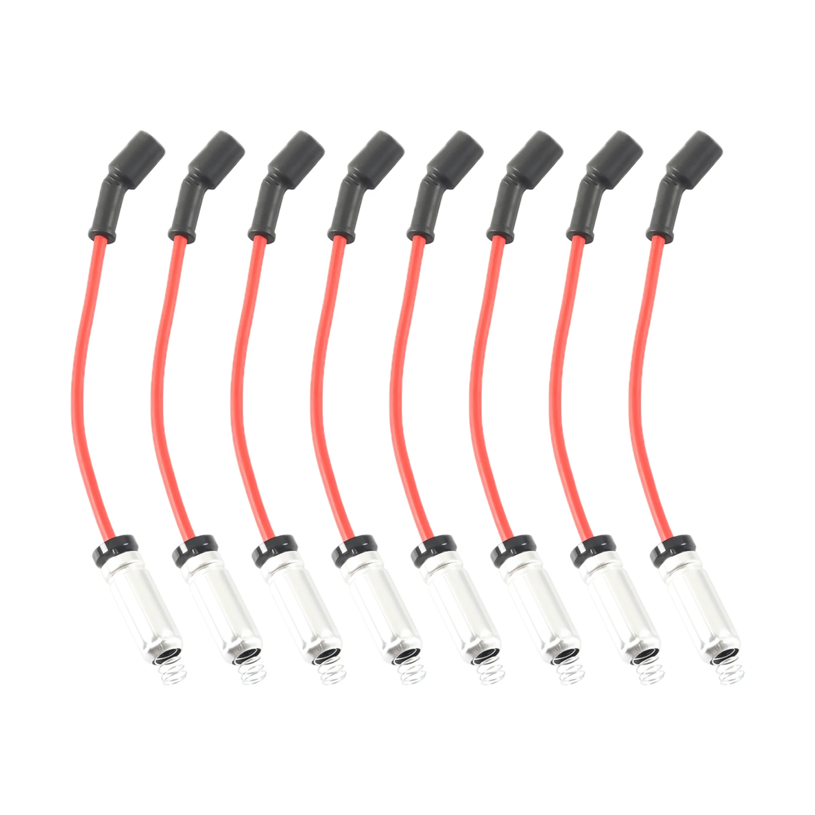 8 Pcs Red Spark Plug Ignition Wires Replace 48322R, 48322, M8-48322, 7831 Fit For GMC 1999-2019 Yukon Car Accessories
