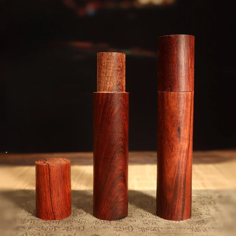 1Pcs Wooden Incense Stick Storage Container Practical Incense Canister Tube with Lid for Storing Joss-stick And Line Incense