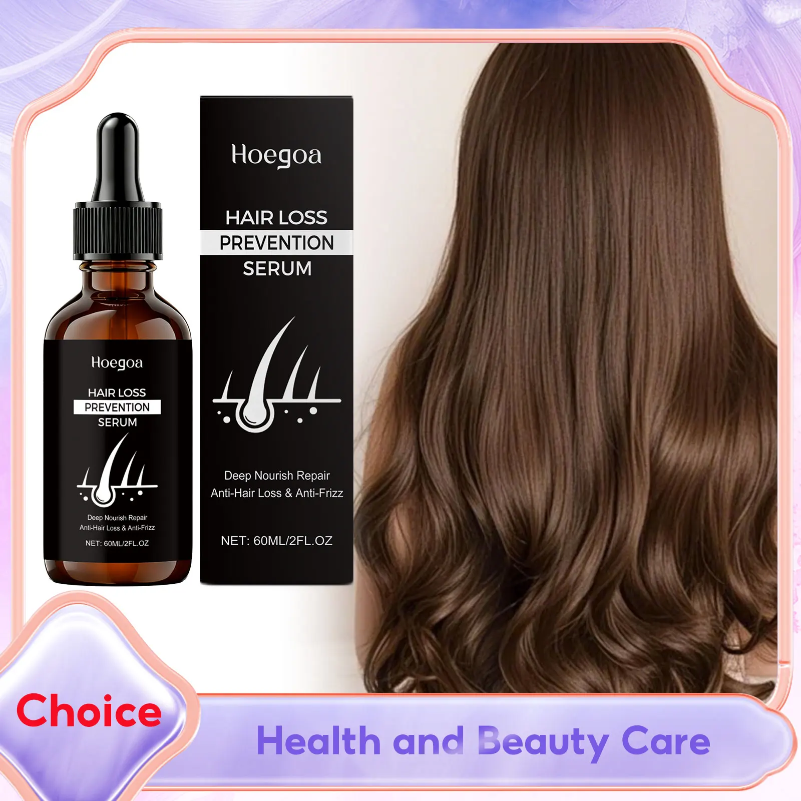 Rosemary Hair Oil for Hair Growth Split Ends Dry Scalp Treatment Root Strengthening Moisturizing Castor Oil Ginger Hair Serum