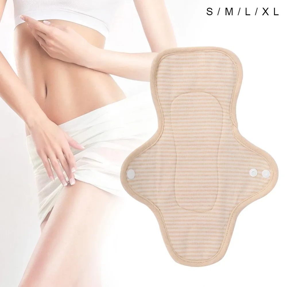 Washable Reusable Women Menstrual Pregnant Women Cotton Sanitary Napkins Hygiene Products For Female Private Parts Breathable