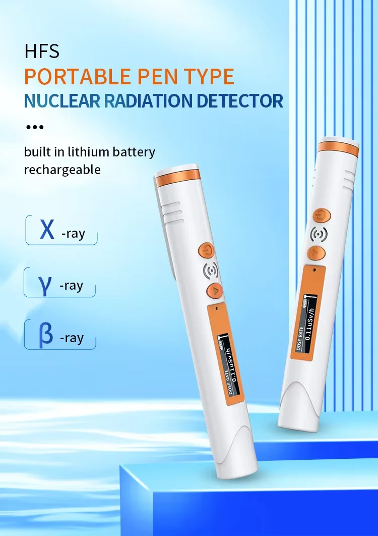 Geiger Counter Nuclear Radiation Detector Personal Dosimeter X-ray γ-ray β-ray Radioactivity Tester Marble Detector