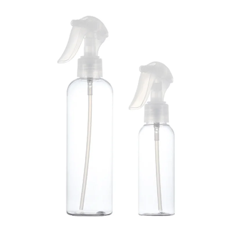 

Пустая прозрачная бутылка для косметики, 15 шт., пластиковый прозрачный насос с круглыми плечами для домашних животных, контейнер 100 мл, 250 мл, упаковочные пусковые бутылки с распылителем
