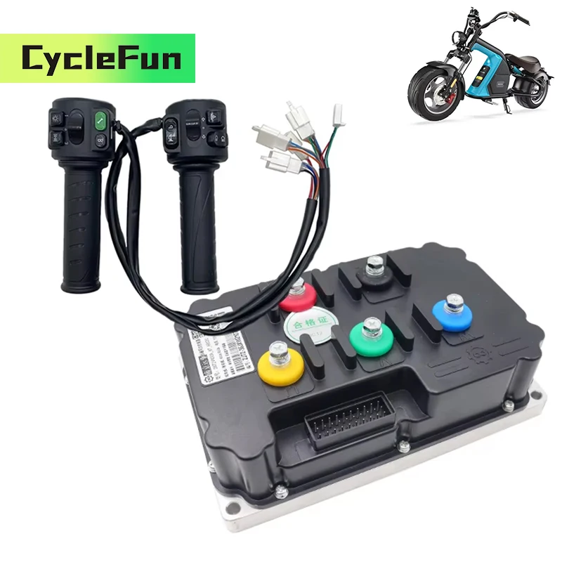 

Контроллер постоянного тока FarDriver ND96850 6 кВт-8 кВт 450A-850A 96 В с дроссельной заслонкой T08 для электрических мотоциклов, комплекты для переоборудования электронного велосипеда, скутера