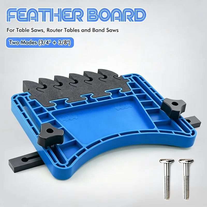 Woodworking Feather Board Anti Kickback Safety Tool For Table Saw Router Band Saw DIY Carpenter Safety Tool