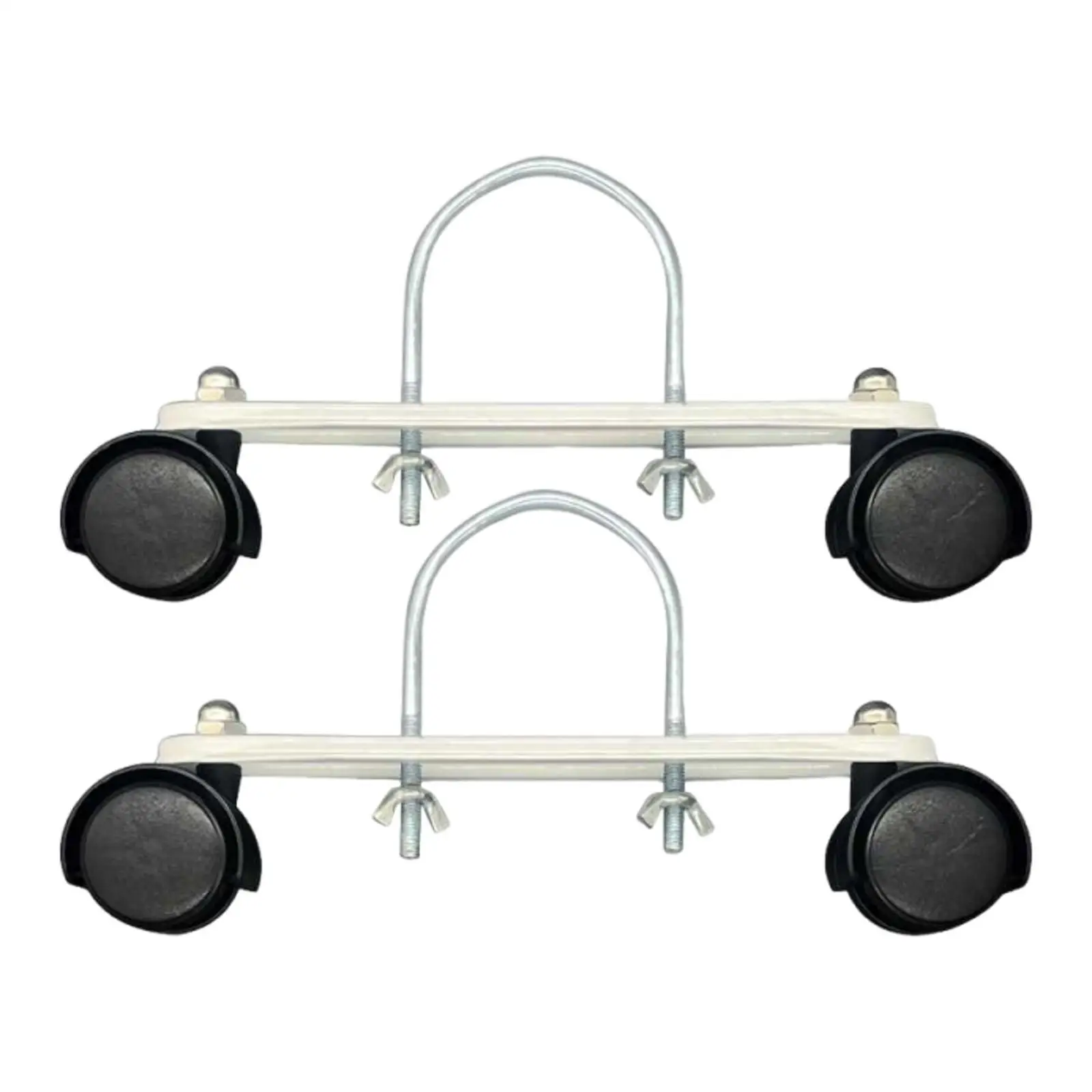 2x Mobile Pulley Bracket for Oiled Filled Repair Parts Accessory