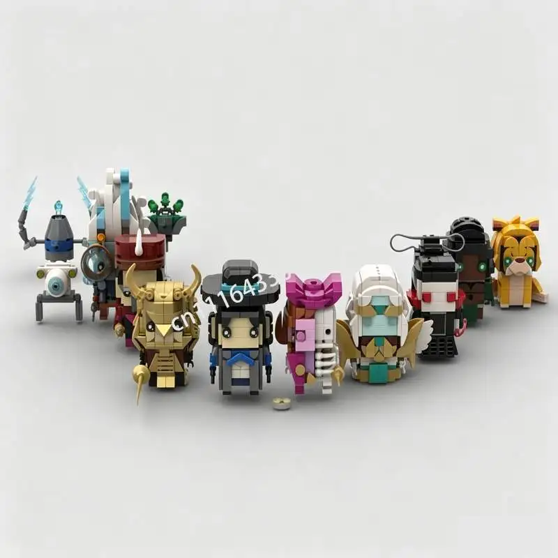 1748PCS MOC Game Character Figure Collection Model Creative Building Blocks DIY Assembly Puzzle Educational Toy Collection Gift