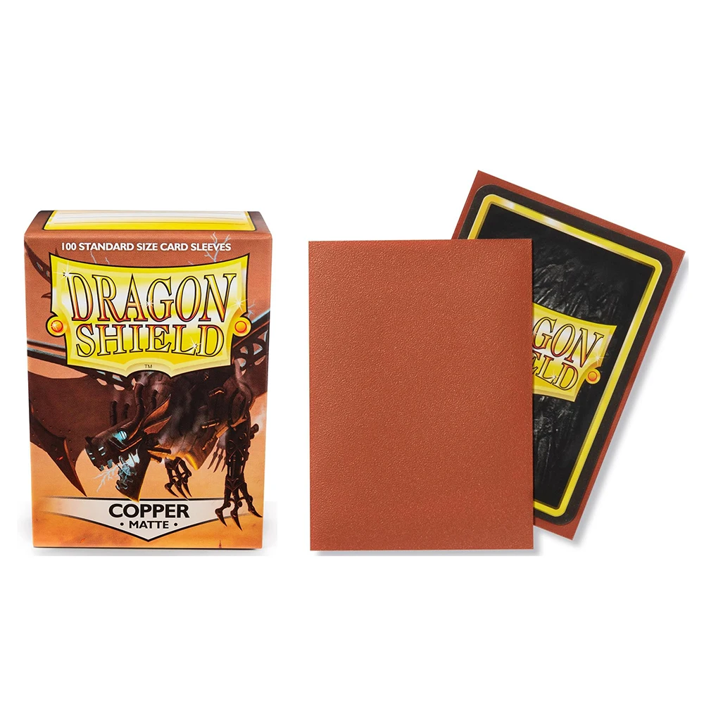 أكمام درع التنين أرجواني غير لامع/عاجي/قرمزي/ذهبي/أسود/شفاف/نحاس/R/أبيض/زمردي/أرجواني واقي بطاقة بحجم قياسي