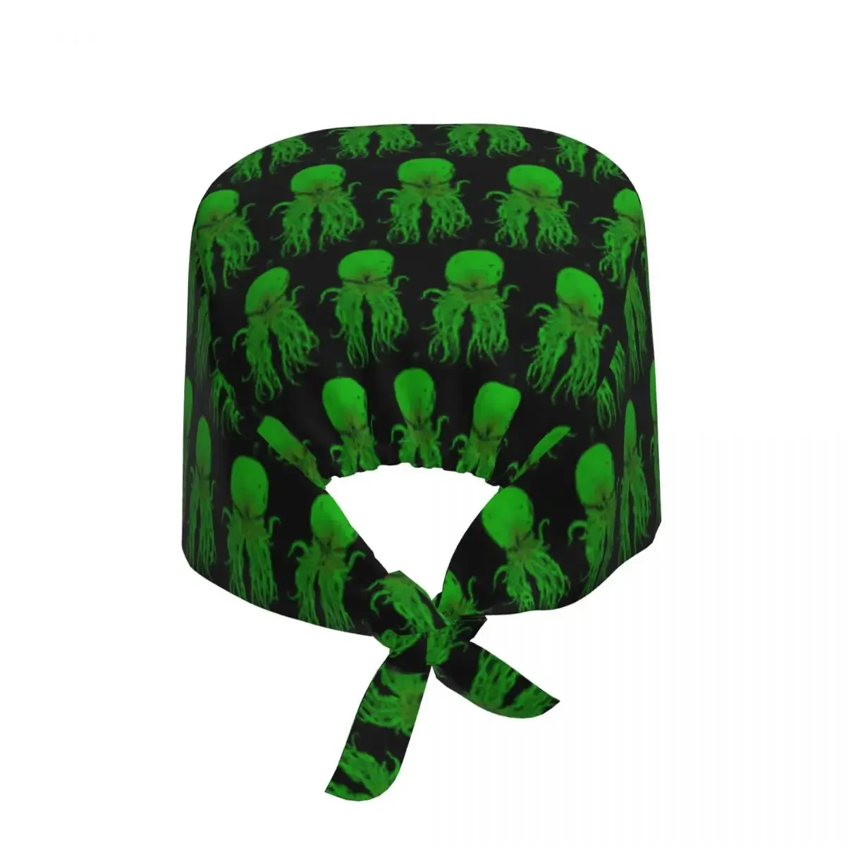 Cthulhu Octopus Sea Monster Vintage Scrub Hat Doctor Working Surgical Cap Men Women Adjustable Nursing Caps for Dentist