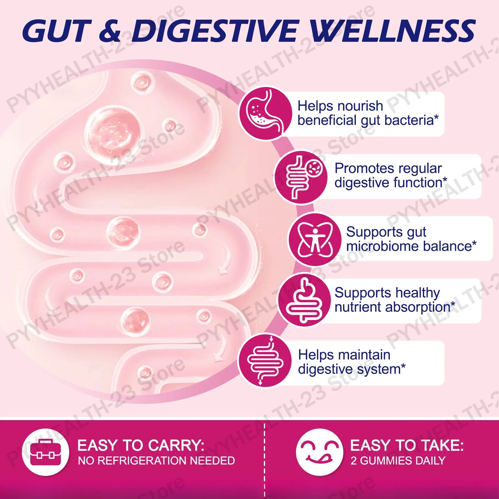 Fiber Gummies Intestinal Health and Weight Management Support Heart Health and Anti-fatigue Support Naturally Organic 90 Gummies