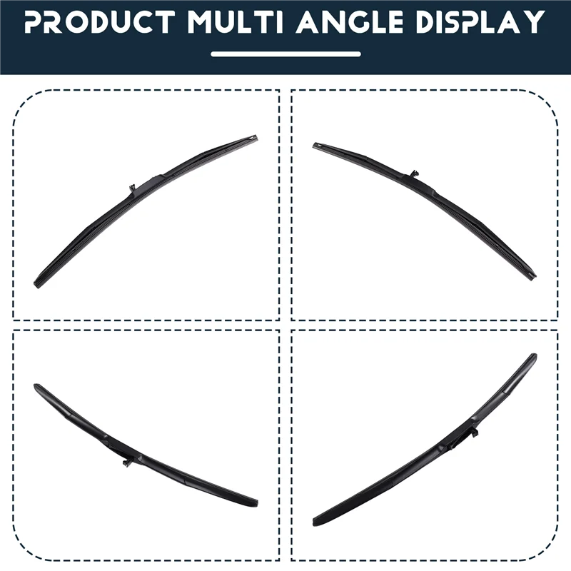 Karet Wiper Depan Baru 22+22 Inch Untuk Mobil SLK Class R170 1996-2004 Hook Windshield Windscreen