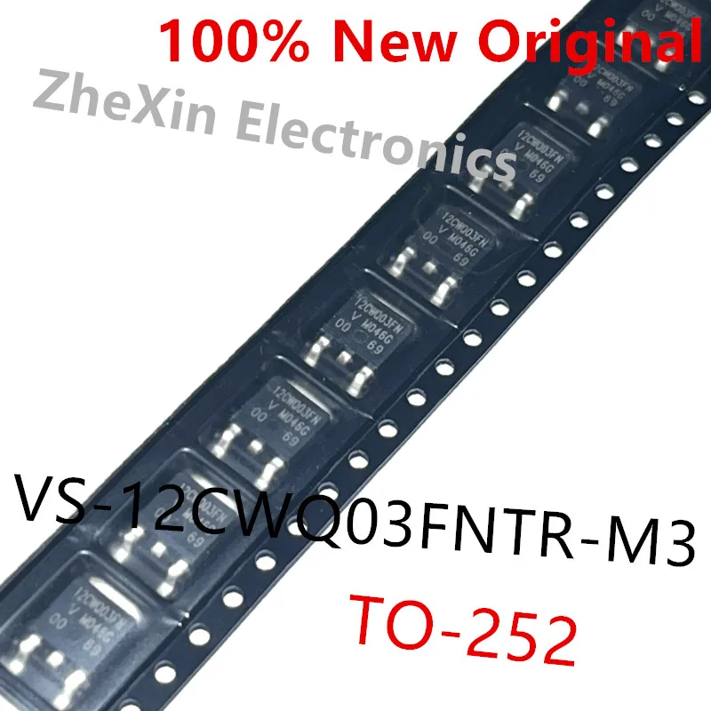 10 ชิ้น/ล็อต VS-12CWQ03FNTR-M3 12CWQ03FN, VS-12CWQ04FNTR-M3 12CWQ04FN ไดโอดชอทกี้ใหม่ VS-12CWQ04FN-M3, VS-12CWQ03FN-M3
