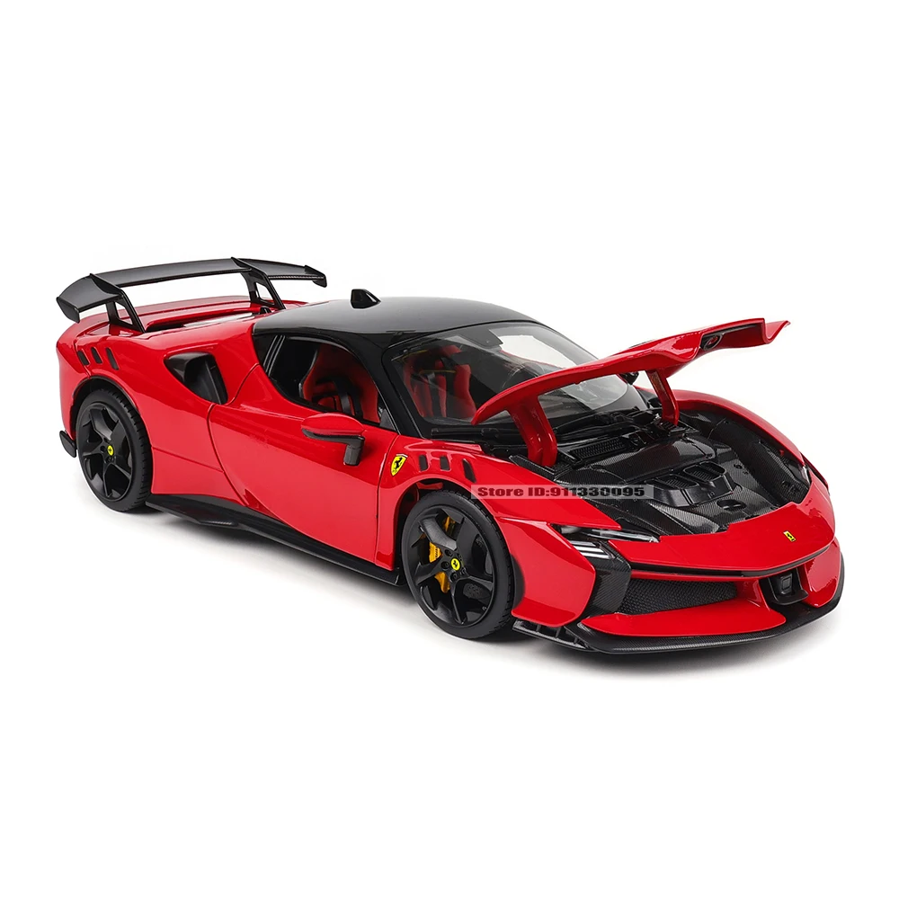 Bburago 1:18 Ferrari SF90 XX Stradale Lega di Lusso Veicolo Pressofuso Auto Modello Collezione di Giocattoli Regalo per i ragazzi