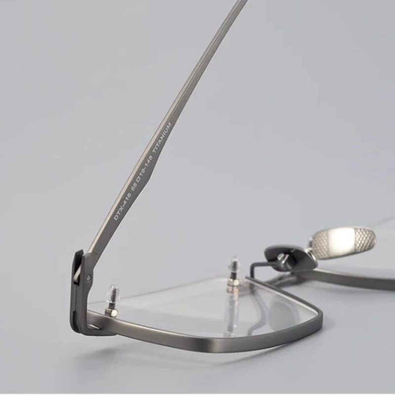 تاغ حزقيا إطار نظارات دائرية الرجال 2025 ريترو مصمم التيتانيوم النظارات DTX416 ماركة نظارات حديثة الطراز النساء إطارات نظارات