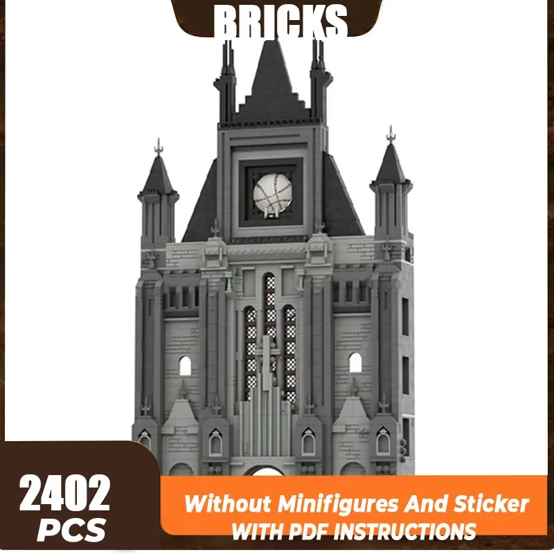 

Moc Building Bricks Famous Games Model Gothic College Technology Modular Block Holiday Gifts Toys For Children DIY Sets Assembly