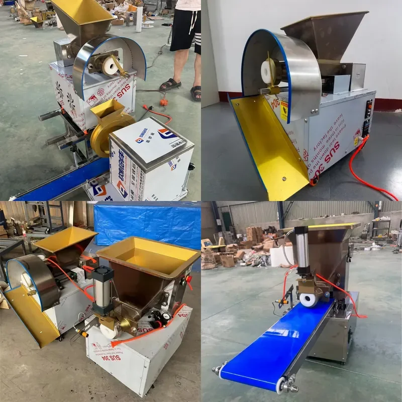 Automatic Block Rounding Machine for Commercial Dough Division and Rounding Baguette Baking Block Rubbing Machine