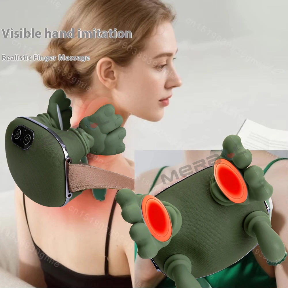 New Shoulder And Neck Massage Machine N7 Bionic Cervical Spine Massager Trapezius Cervical Neck Back Muscle Relax Massager Tools_voghion.com
