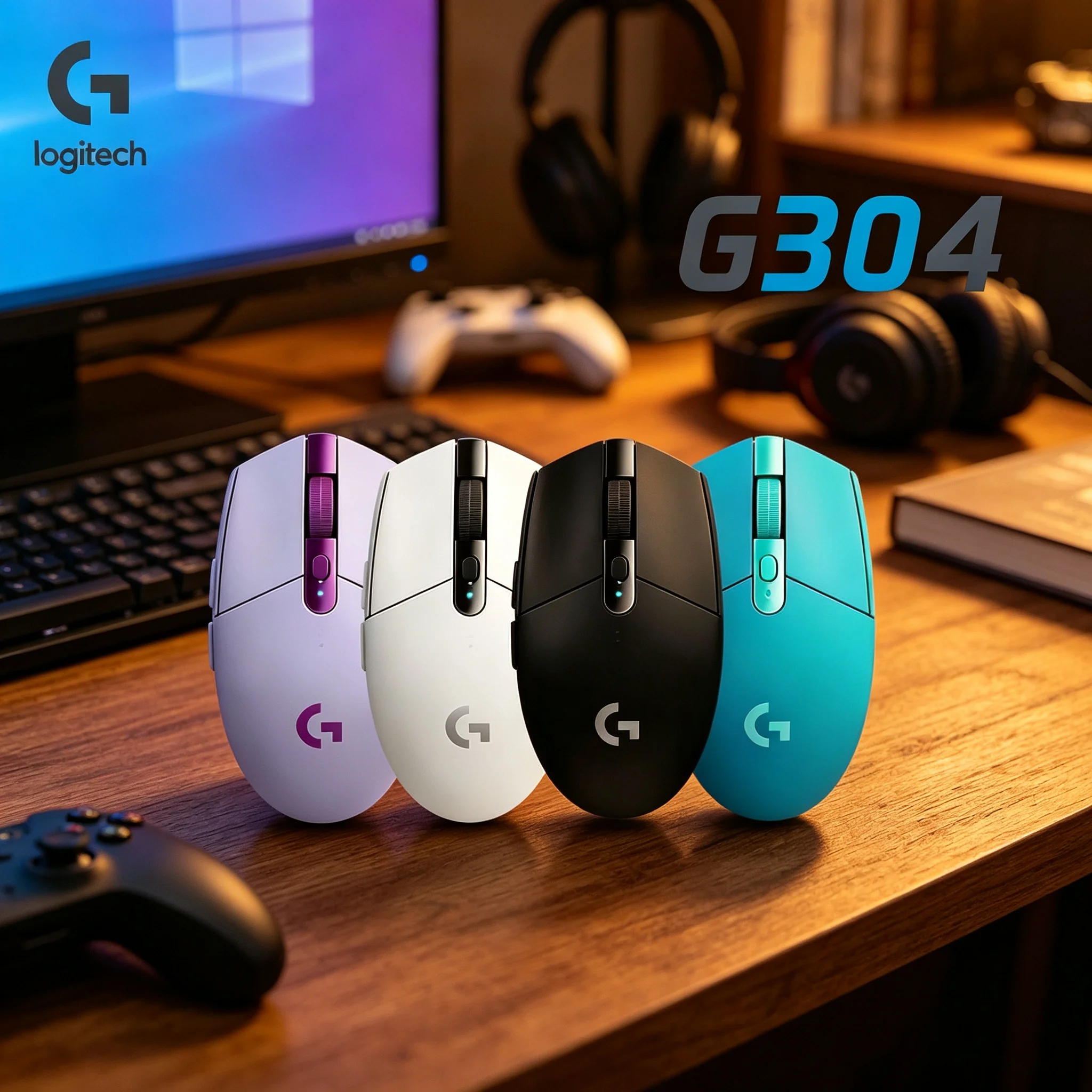 Pc Gaming Cs2 - Logitech G304 2.4G Bezprzewodowa Mysz Dla