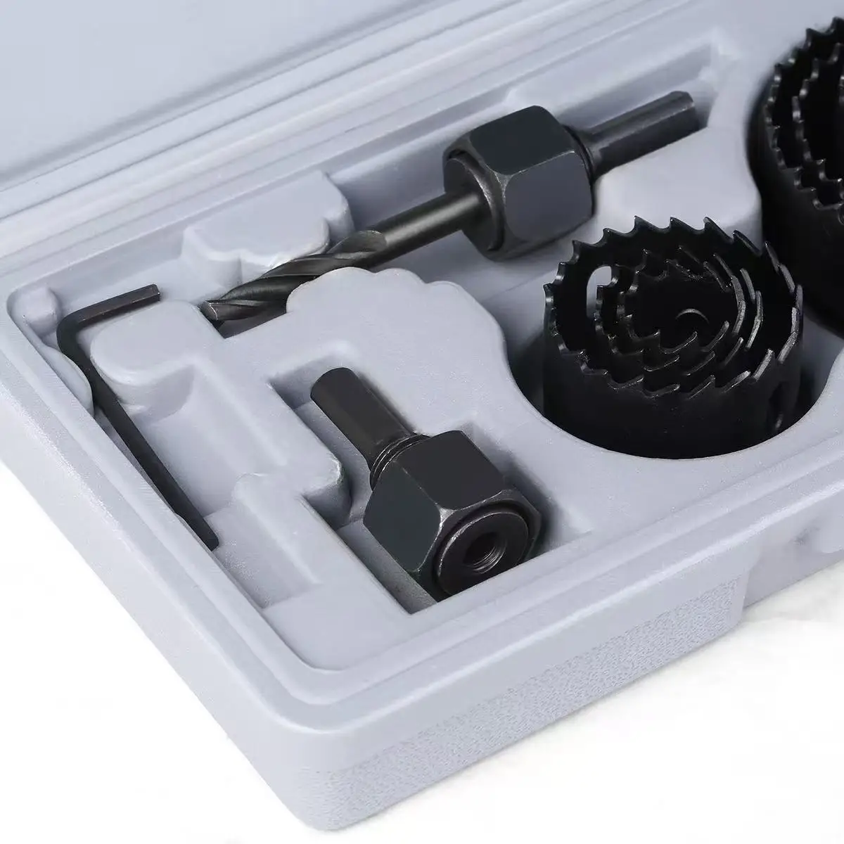 High Carbon Steel Hole Saw Set Circular Saw Drill Bits For Drywall Wood PVC Plastic Density Board Metal for Electric Drill