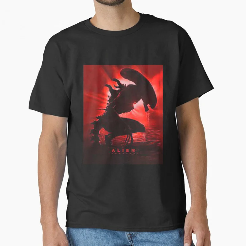 

0731 Xenomorph 80s vintage Horro movie Alien Ellen Ripley Sacry sic fi Space monster Gift T shirt large size Tops S-6XL