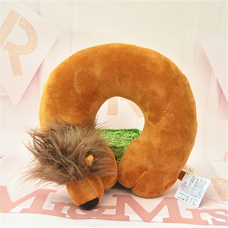 Cartoon‑Animal‑Shaped U‑Shaped Neck‑Support Pillow Portable Travel‑Use Cervical‑Cushion Lightweight Rest‑Accessory Relieves