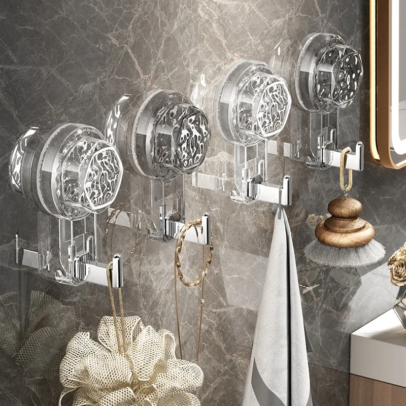

Suction Cup Hooks Household without drilling Multifunctional Wall Hanging Keys Clothes Hooks Bathroom Kitchen self-adhesive hook