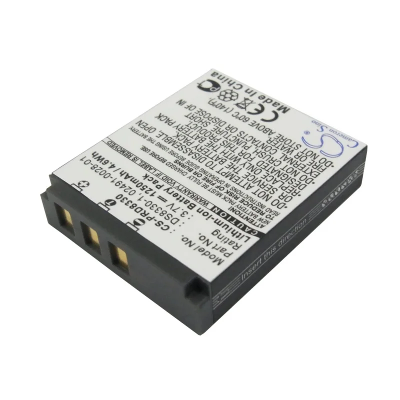 OrangeYu 1250mAh Battery for Rollei Compactline 150,Prego 8330, Prego DP8300,Prego DP8330, RCP-7430XW, RCP-8427XW, RCP-8527X