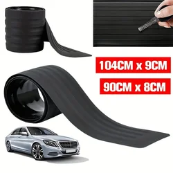 Anti-scratch Car Trunk Door Sill Plate Protector Universal Rear Bumper Guard Rubber Mouldings Pad Trim Cover Strip Car Styling