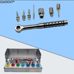Dental Implant Removal Kit Screw Driver Torque Wrench Ratchet Bone Expander Sos Set Remove Broken Fixture Repair Tools Kit