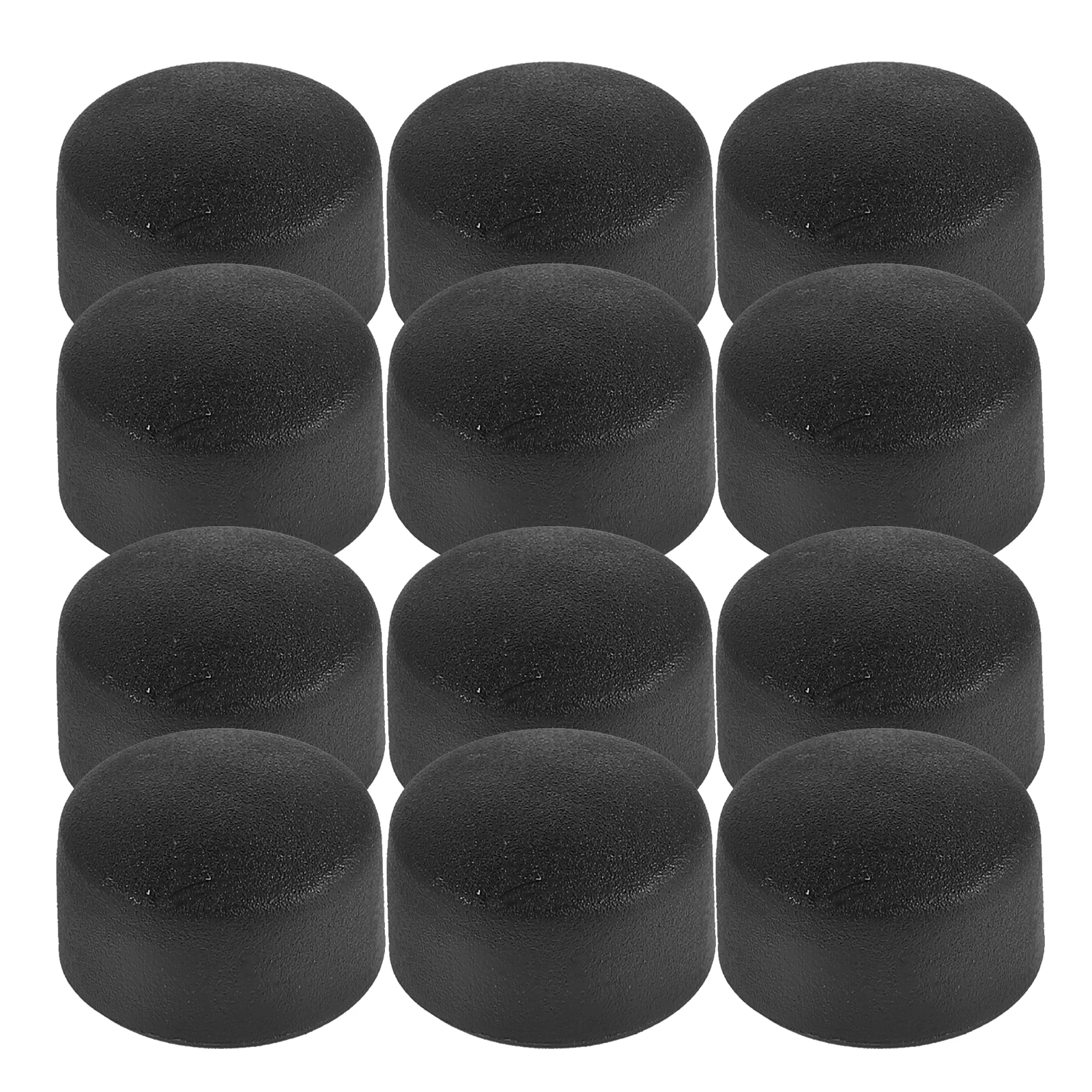 

12pcs Foosball Rod Covers Table Soccer Pole End Caps Plastic Replacement Tips For Foosball Table Accessories Round Tube Cover