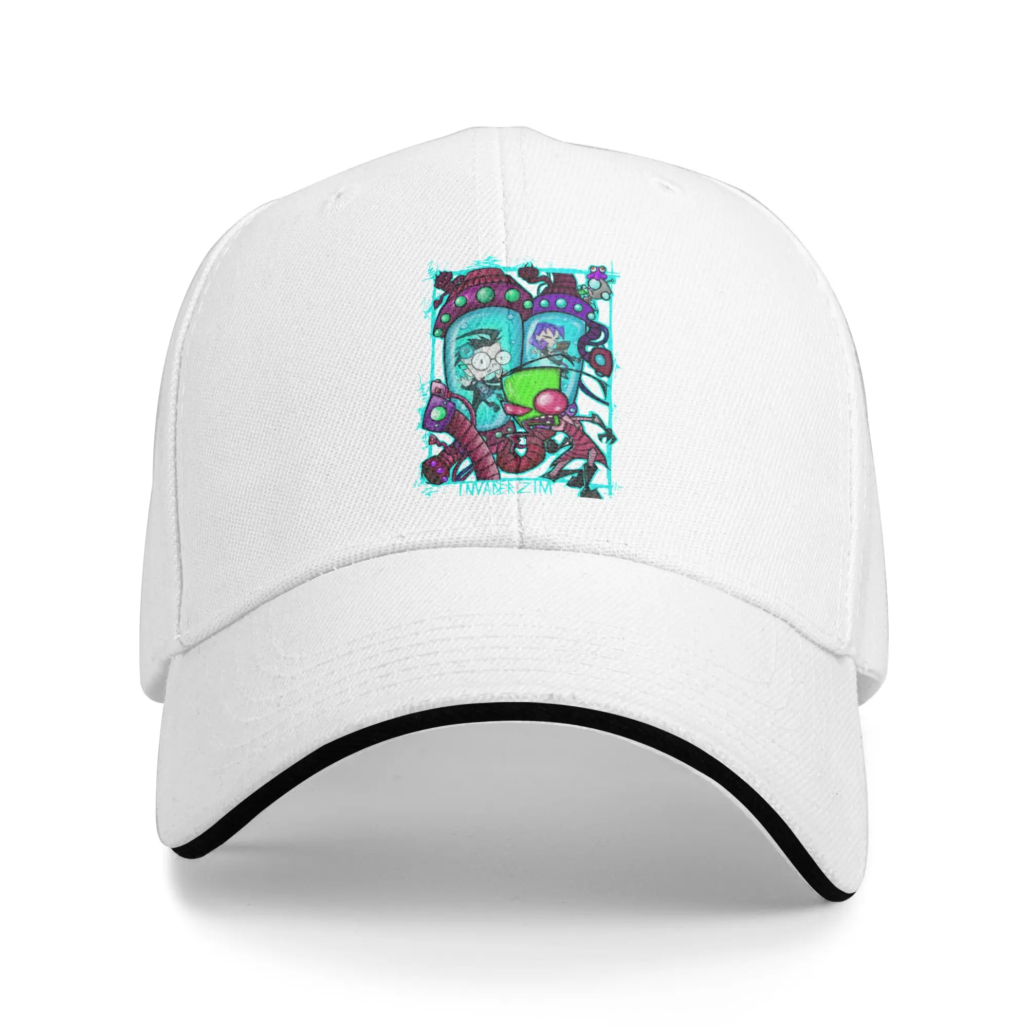 Invader Zim Baseball Cap Popular  Sandwich Cap Men Women Breathable Dad Hat Sport