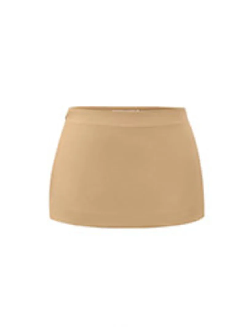 Mature Pure Desire Sexy Low Waist Safety Shorts Anti-Exposure Suit Half Skirt Bodycon Short Skirt Sexy Women BUH8