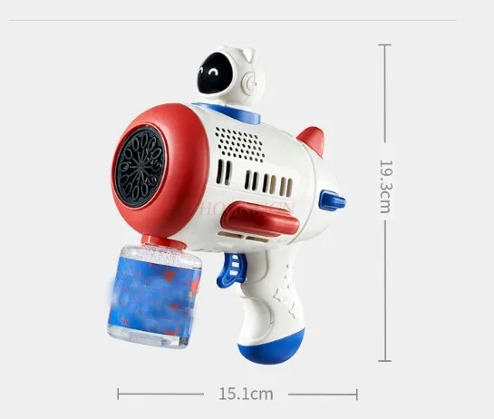 Máquina de soplado de burbujas de juguete para bebés y niños, pistola de mano Popular no tóxica, palo mágico, novedad de 2023