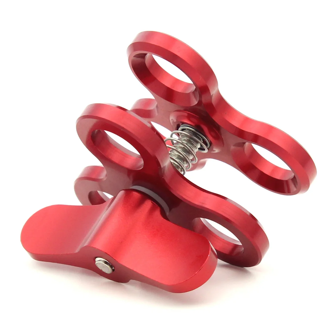 Dreifach-Schmetterlings clip 1 "Kugelkopf-Befestigungs halterung für Gopro 13 Insta360 x4 Tauch schale Ring Licht kugel klemme Stativ kugel adapter – Detail 15