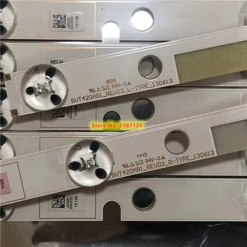 14pcs LED Backlight Strip 6 LEDs For   SVT420A81 REV03 R L type 130613 42L7453RB  42L7453D LC420DUK SG K2