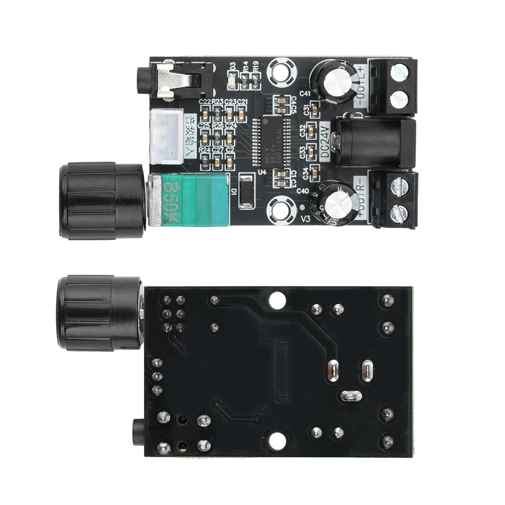 

DC 12 В-24 В TPA3110D2 30 Вт + 30 Вт двухканальный цифровой усилитель мощности аудио плата мини-усилитель стерео AMP домашний звуковой кинотеатр