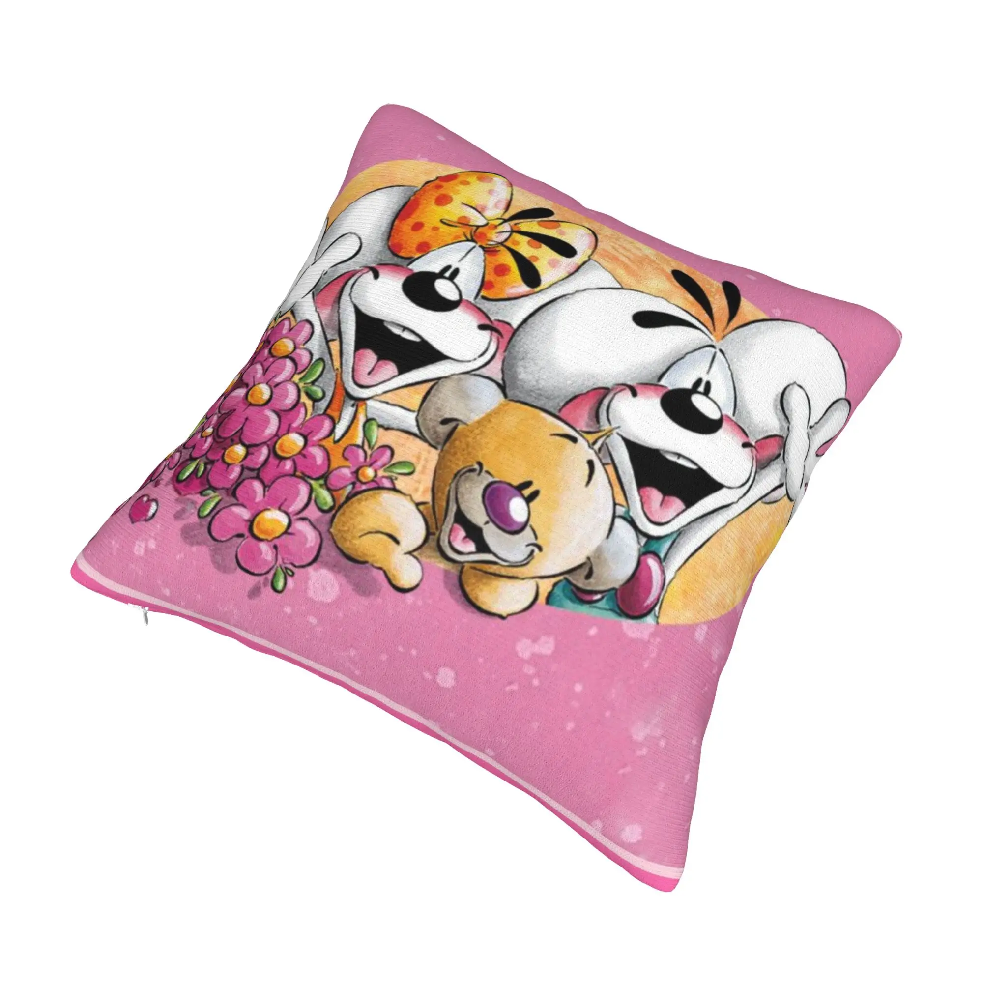 Decorative Pillowcase Diddl Diddlina Stuff Sofa  Throw Pillow Case Cover Square Multi-Size