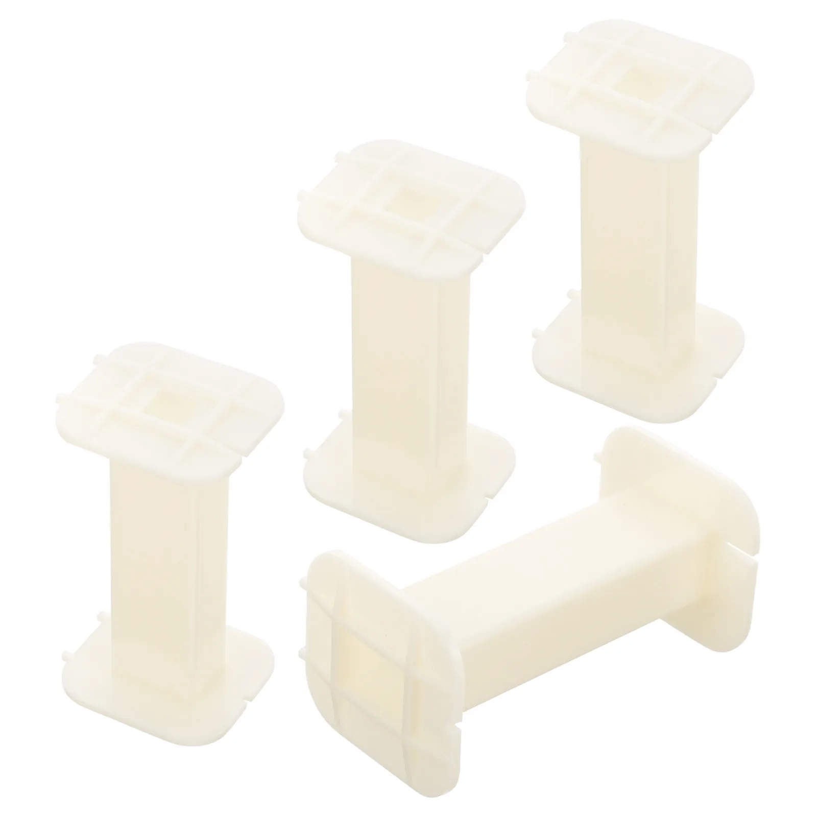 4Pcs Inductor Bobbins ABS Plastic Wire Coil Frames Speaker Cord Storage Reels Stage Audio Cable Organizer Wire Spools Coil Reels