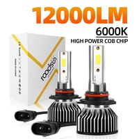 Roadsun Mini Size H4 H11 H7 LED Car Headlight Bulb 12000LM 6000K H1 H13 9005 HB3 9006 HB4 Headlamp Conversion Kits No Dark Spots