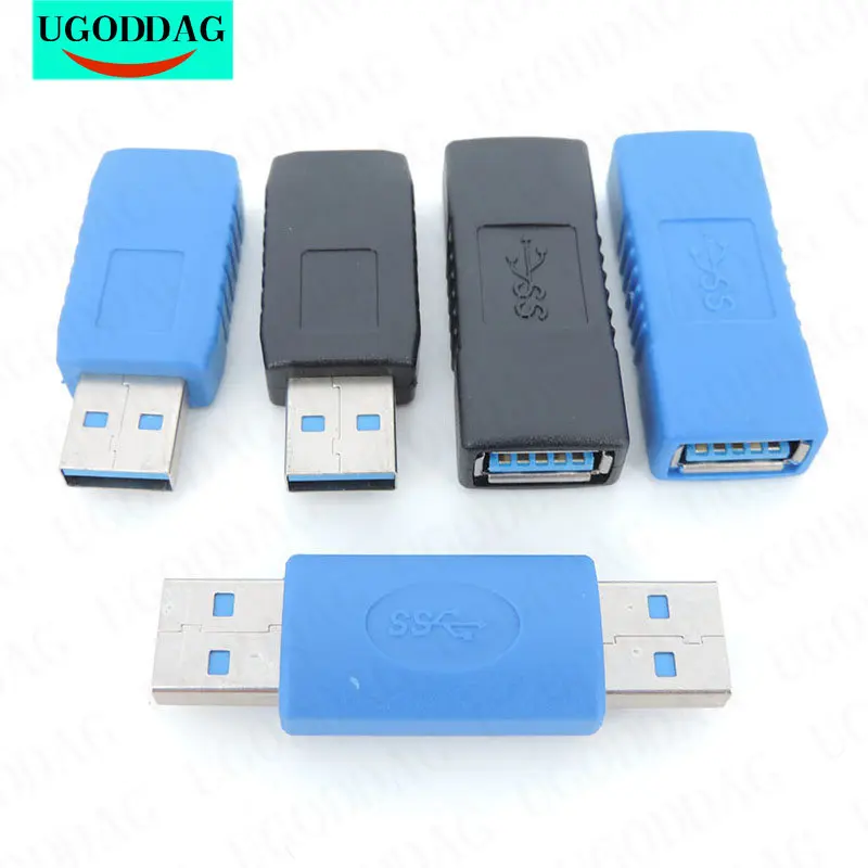 USB 3.0 Type A Male female To Female male Adapter Connector USB 3.0 AM To AF Coupler Converter for Laptop PC cable Extender