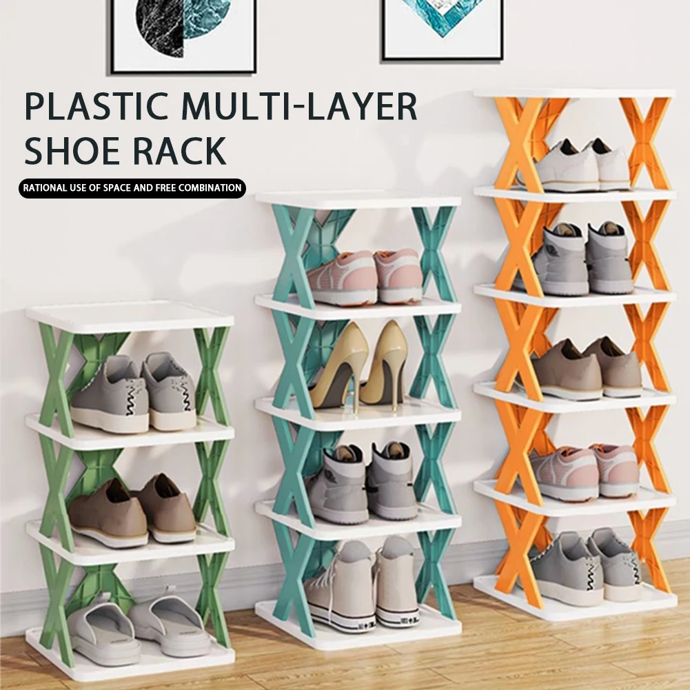 

Simple Shoe Rack Multi-layer Shoes Storage Organizer Space-Saving Shoes Shelf Door Shoe Cabinets Bathroom Racks Closet Organizer