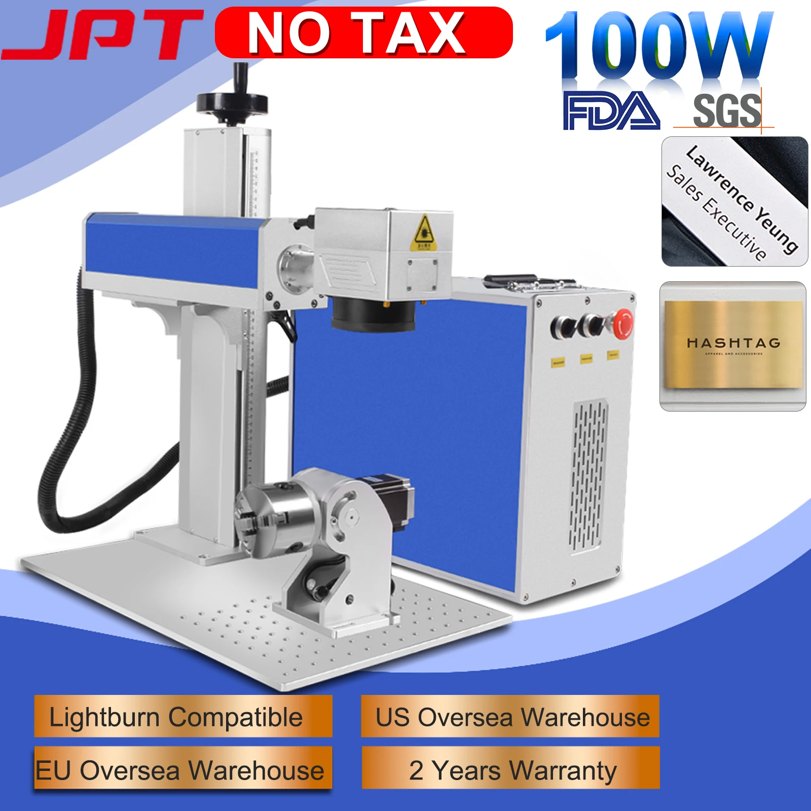 100W Galvo Fiber La… - image