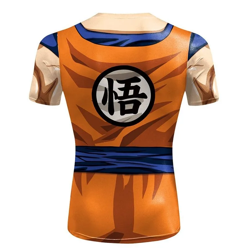 Dragon Ball Son Goku Erwachsene Cosplay Kostüm Anime Super Saiyajin Kostüm Eng anliegende Kleidung Cosplay Prop Weihnachten Geburtstagsgeschenk